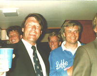 Terje & friends enjoy good cheer on board the Tempest